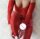 Scarlet Serpent Bodystocking – Men’s Fishnet Catsuit, Red, Open Crotch, XS–L, Stretch & Body-Hugging