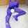 Seductive Royal Blue Bodystocking – royal blue mesh, open crotch, stretchy & soft