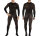 Sheer Black Open-Crotch Mens Bodystocking – sheer, long-sleeve, breathable & stretchy