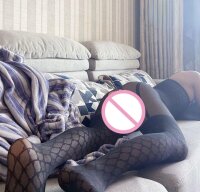 Diamond Lattice Open-Crotch Mens Bodystocking – fine lattice mesh, open crotch, close stretch fit