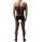Floral Lace Strappy Mens Bodystocking – floral mesh, open crotch, stretchy close fit