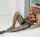 Halter Cutout Fishnet Mens Bodystocking – large mesh, halter neck, open crotch, stretchy