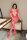 Fuchsia Lust Bloom Bodystocking – Fuchsia / Pink Netz Catsuit mit Blumenmuster, ouvert (im Schritt offen), Einheitsgröße XS–L (34–40)