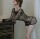 Heartstrings Fishnet Dress – Off-shoulder mini dress with heart details, XS-M (34-38)