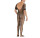 Midnight Grid Mens Bodysuit – Ouvert Catsuit, XS-L, Schwarz