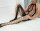Black Halter Cutout Men’s Open Crotch Bodystocking – bold cut out mesh catsuit, halter neck, one size XS–L (EU 34–40)