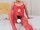 Scarlet Keyhole Men’s Lace Bow Bodystocking – Red lace men’s bodystocking with bow & keyhole, open crotch, soft & stretchy