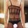 Noir Gridframe Men’s Sheer Panel Bodystocking – Transparenter Herren-Bodystocking mit Grafik-Panels, ouvert & elastisch
