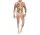 Ink Illusion Men’s Tattoo Mesh Bodystocking – Full-body tattoo print, long sleeves, open crotch, soft stretch mesh