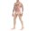 Ink Illusion Men’s Tattoo Mesh Bodystocking – Full-body tattoo print, long sleeves, open crotch, soft stretch mesh