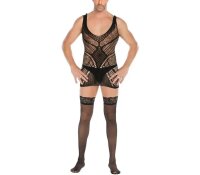 Midnight Vortex Men’s Mesh Dress –...