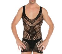 Midnight Vortex Men’s Mesh Dress –...