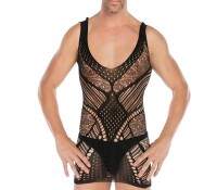 Midnight Allure Mens Dress – Elastisches und...