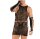 Elegant Lace Dress for Men – Netzdesign, Schwarz, XS bis L, elastisch