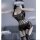 Obsidian Lattice Bodystocking – Schwarzer Netz-Catsuit mit floralen Mustern & ouvert Schritt, XS-L