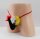 Mens Black Rooster G-String – Lustiger Herren-String mit Huhn-Design, elastisch, S bis L
