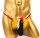 Mens Black Rooster G-String – Lustiger Herren-String mit Huhn-Design, elastisch, S bis L