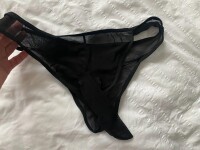 Black Elegance Mens Brief – Herren Slip mit Penishülle, S-L, Schwarz