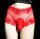 Mens Scarlet Lace Panty – Exklusive Herren-Unterwäsche mit Spitze, Rot, XS-S