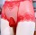 Mens Scarlet Lace Panty – Exklusive Herren-Unterwäsche mit Spitze, Rot, XS-S