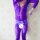 Purple Majesty Men’s Lace Net Bodystocking – Herren Netz-Bodystocking in Lila mit floralem Muster, ouvert & elastisch