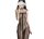Onyx Vertical Stripes Open-Crotch Catsuit – Sheer striped catsuit, vertical lines, open crotch | XS–M up to 60 kg