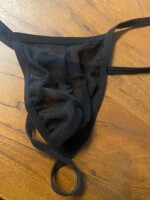 Sheer Black Men’s String – Transparenter Herren String, S-XL, elastisch
