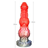 Inferno Sculpt Dildo – 25 cm Vulkanische Ekstase für intensive Abenteuer