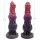 Crimson Pulse Dildo – Glitzernder Alien-Schaft, 25 cm, mehrfarbig & strukturiert für intensive Tiefe