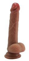 DeepFlex Supreme – Realistischer Dildo aus medizinischem Silikon mit Saugnapf, 19,5 cm, strukturiert & füllend