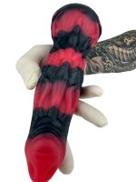 Crimson Coil Dildo – Spiral Fantasy Dildo, 21 cm, Organic Texture & Intense Sensation