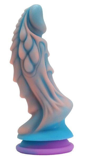 Coral Dream Leviathan – Fantasy dildo with oceanic structure, 22 cm, flexible silicone