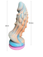 Celestial Beast Dildo – Kosmischer Riese, 22 cm, Strukturierte Oberfläche für intensive Stimulation