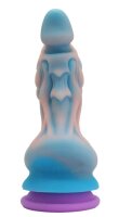 Coral Dream Leviathan – Fantasy dildo with oceanic structure, 22 cm, flexible silicone