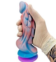 Coral Dream Leviathan – Fantasy dildo with oceanic structure, 22 cm, flexible silicone