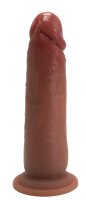 ThickGirth Master – Realistic silicone dildo, 20 cm, ultra-thick with suction cup