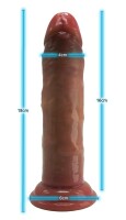 Natural Seduction Dildo – Realistische Empfindungen, 18 cm, perfekt für intensives Vergnügen