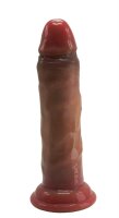 IronRoot Compact – Kompakter realistischer Dildo aus medizinischem Silikon, 18 cm, mit Saugnapf
