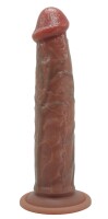 Extra Slim Silicone Lover’s Dildo – 22 cm...