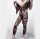 Geometric Desire Open Crotch Men’s Bodystocking – Ouverter Herren-Bodystocking mit geometrischem Netz & Langarm, Einheitsgröße XS–M (EU 34–40)