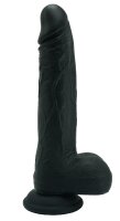 Black Thunder Realistic Dildo – 22 cm of Pure Pleasure with Strong Veining & Warming Function