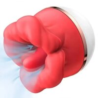 Big Mouth Suction Vibrator – 3 Suction Modes, 5 Vibration Levels, Clitoral & Nipple Stimulation
