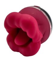 Big Mouth Rose Red Saug-Vibrator - 5 Saugmodi, 3...