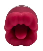 Big Mouth Rose Red Saug-Vibrator - 5 Saugmodi, 3 Geschwindigkeiten, wasserdicht und wiederaufladbar