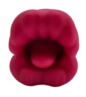 Big Mouth Rose Red Saug-Vibrator - 5 Saugmodi, 3 Geschwindigkeiten, wasserdicht und wiederaufladbar
