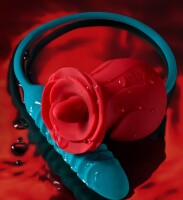 Dual Delight Rose und Liebesei - Klitorale Vibrationsrose...