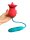 Begonia Angel Beginner Vibrator with Windmill Tongue – 7 Modes, 25 cm, USB Rechargeable