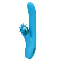 Begonia Angel Rotating Beaded Vibrator with Windmill Tongue – Blaue Edition für unvergleichliche Stimulation