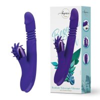 Begonia Angel Realistic Telescopic Vibrator with Windmill...