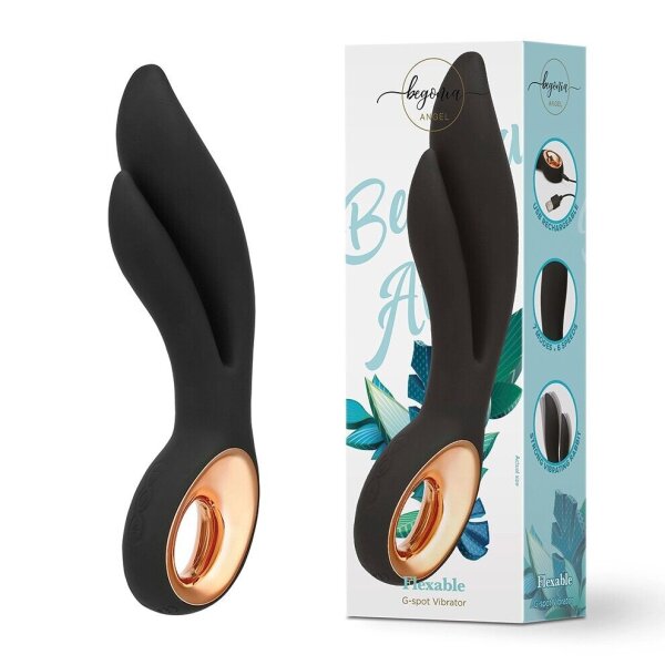 Begonia Angel Flexible G-Spot Vibrator – Eleganter G-Punkt-Vibrator mit 6 Geschwindigkeiten und 7 Vibrationsmodi